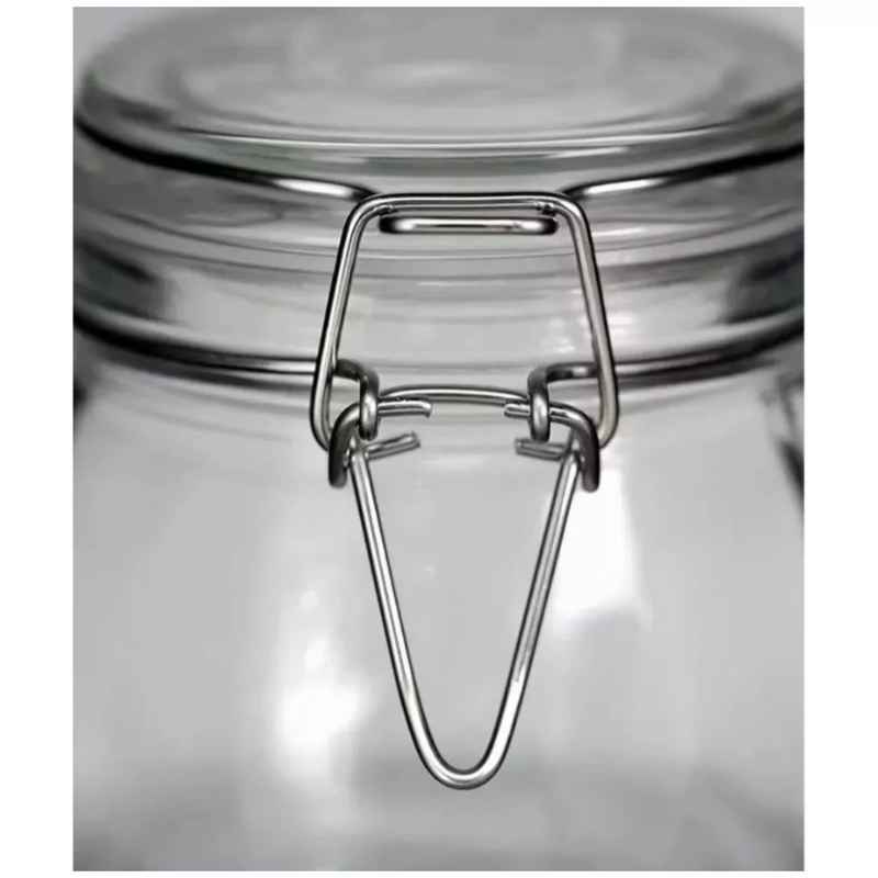 Pote de Vidro Hermético Premium – Kit 4 Peças com Tampa de Metal