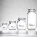 Pote de Vidro Hermético Premium – Kit 4 Peças com Tampa de Metal