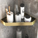 Prateleira de Banheiro em Alumínio com Ganchos e Porta-Papel Offertaza