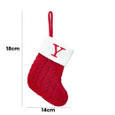 Enfeite Meias de Natal Letras do Alfabeto Offertaza