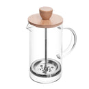 Prensa Francesa Borossilicato com Tampa de Bambu 600ml - Offertaza
