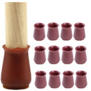 Protetor de Pés de Cadeira e Mesa em Silicone com Feltro Antiderrapante Offertaza