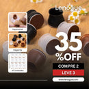 Protetor de Pés de Cadeira e Mesa em Silicone com Feltro Antiderrapante Offertaza