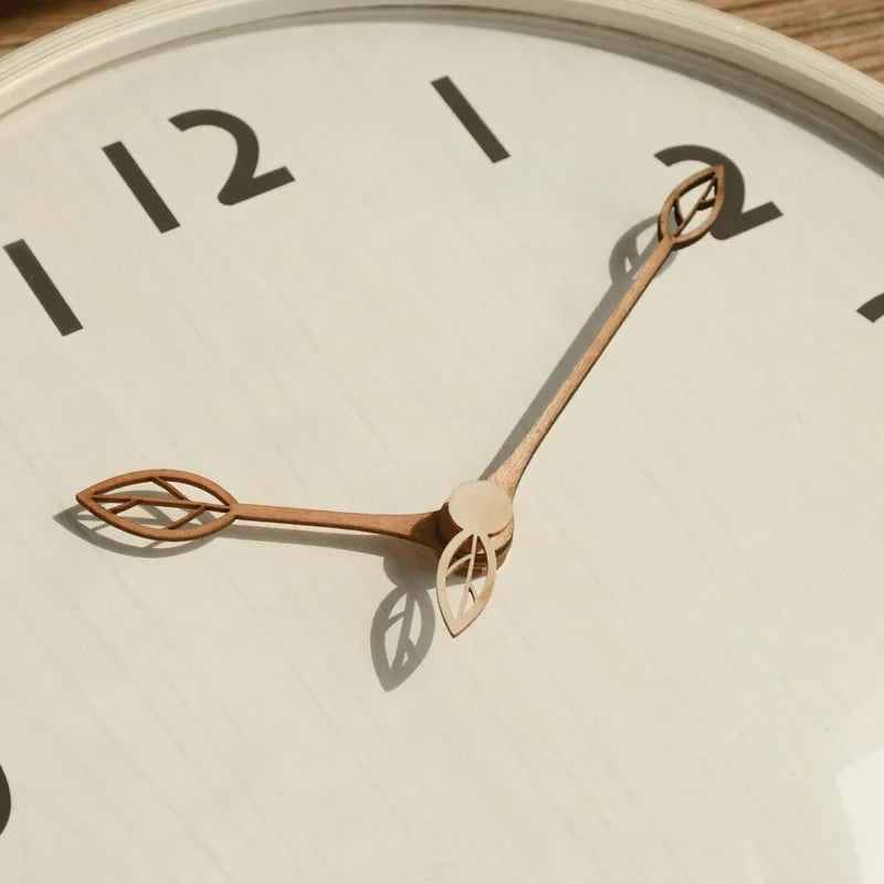 Relógio Nórdico em Madeira Ultra Silencioso Offertaza