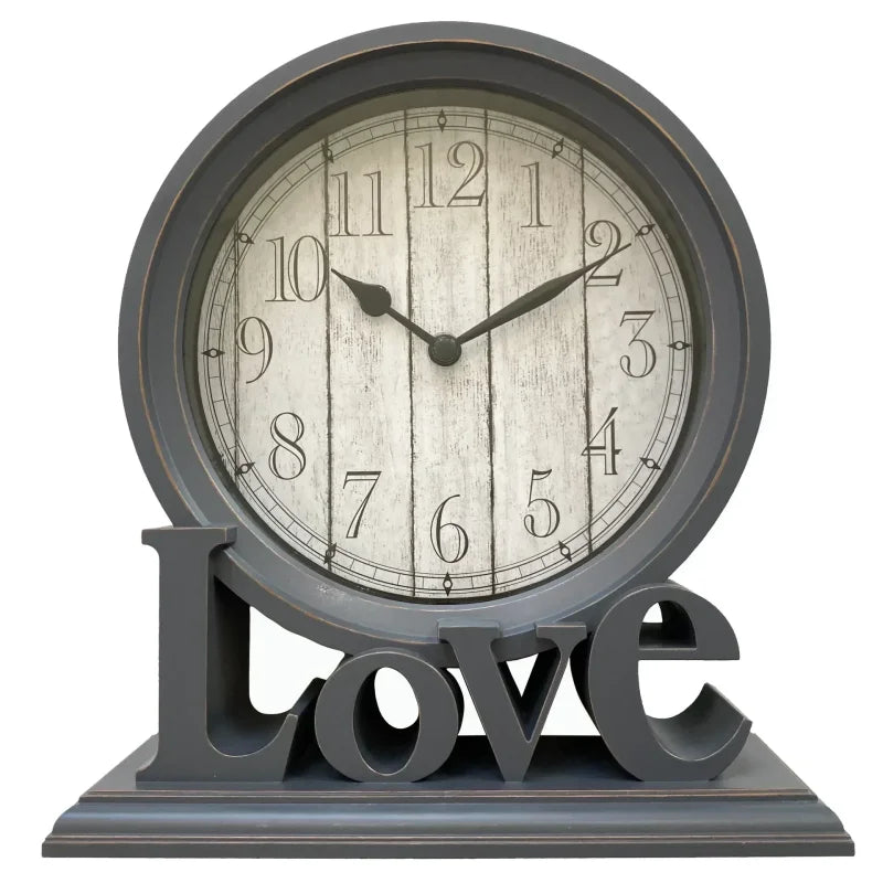 Relógio Despertador Retrô Silencioso para Mesa de Cabeceira Offertaza