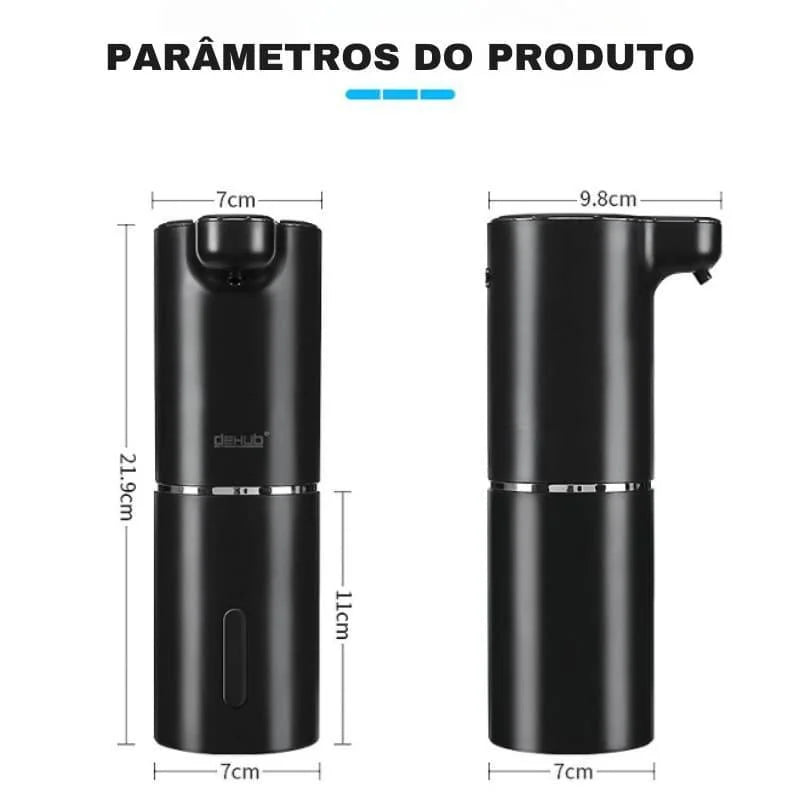 Saboneteira Dispenser Automática com Espuma e USB para Banheiro Offertaza
