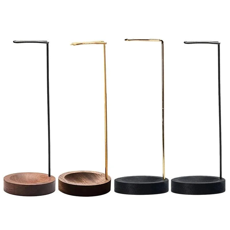 Suporte de Incenso Invertido de Madeira e Metal para Aromaterapia Offertaza