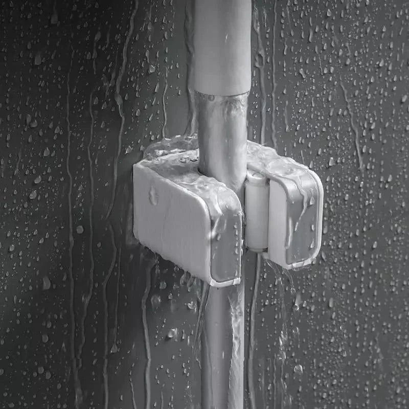 Suporte de Vassoura e Rodo com Adesivo de Parede Ajustável Offertaza