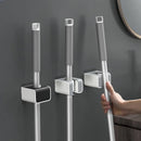 Suporte de Vassoura e Rodo com Adesivo de Parede Ajustável Offertaza