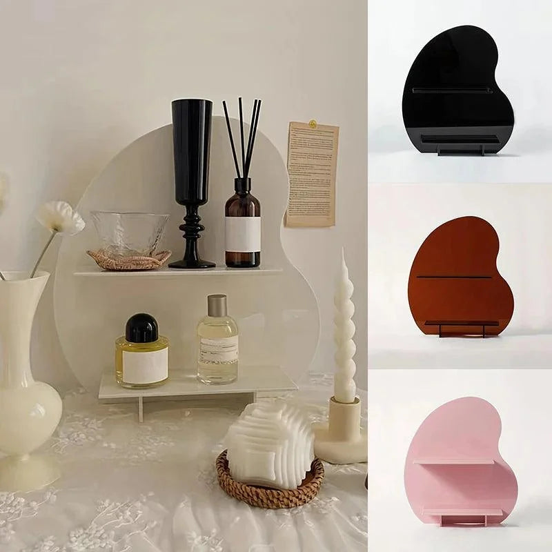 Suporte Organizador de Mesa em Acrílico com Dupla Camada Offertaza