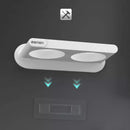 Suporte para Secador de Cabelo de Parede com Compartimentos Offertaza