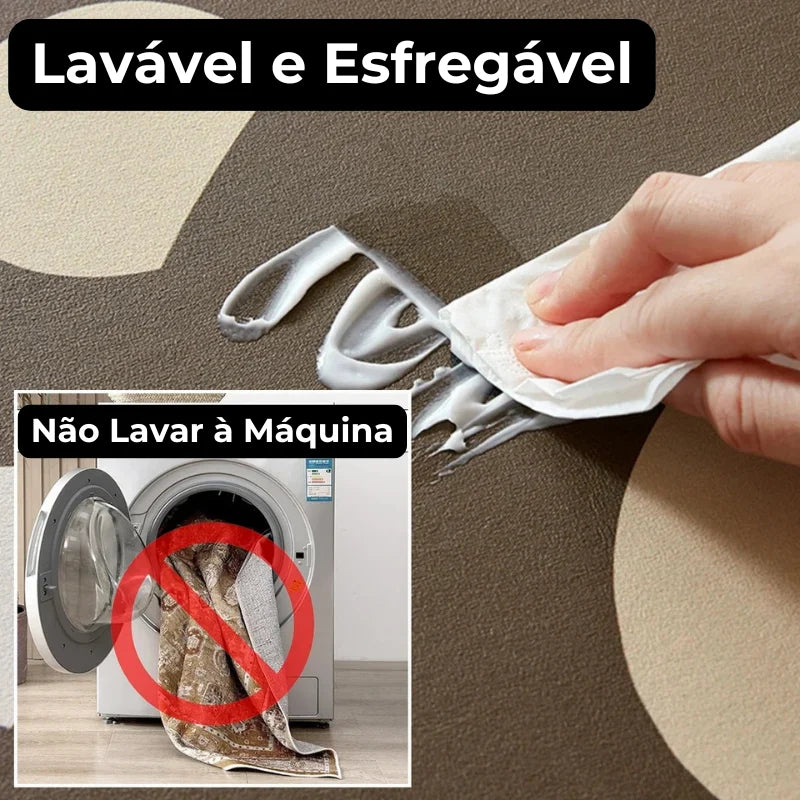Tapete de Banheiro Minimalista Antiderrapante com Secagem Rápida Offertaza