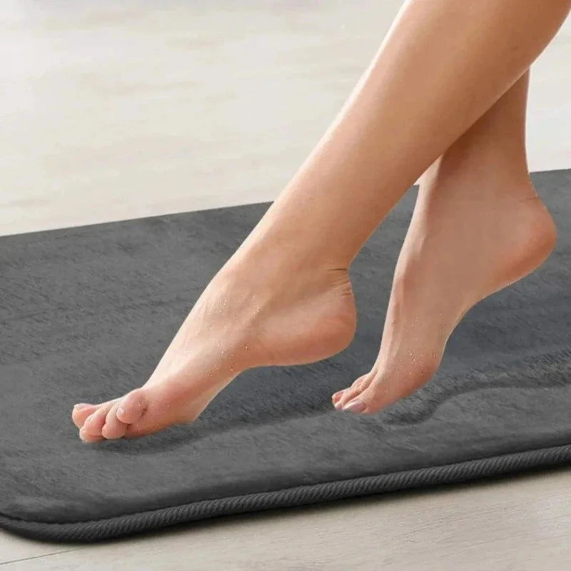 Tapete de Banho Antiderrapante com Textura de Pedra Offertaza