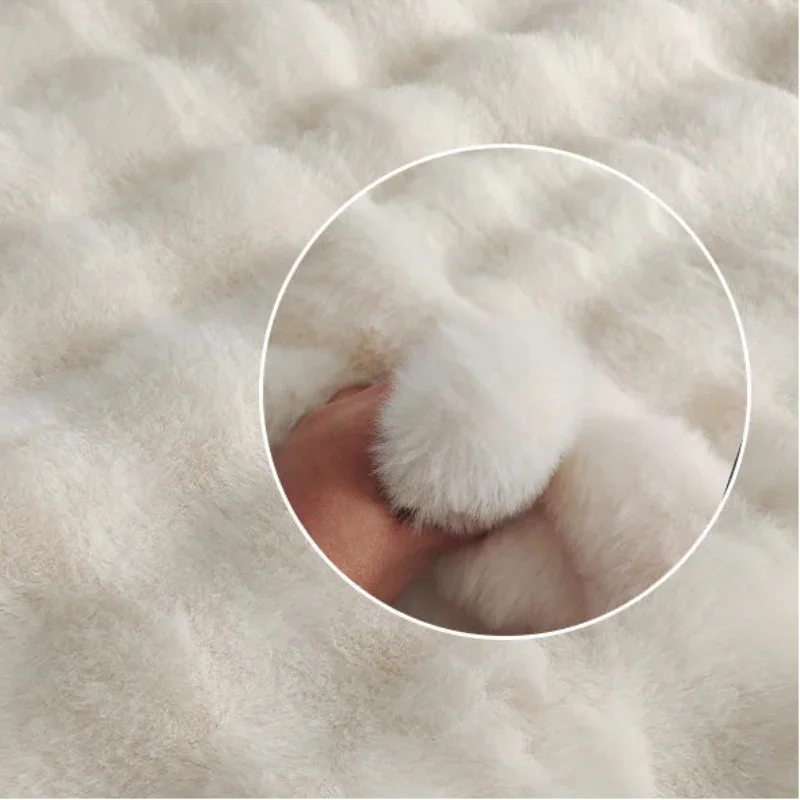 Tapete de Pelúcia em Textura Aveludada para Quarto e Sala Offertaza