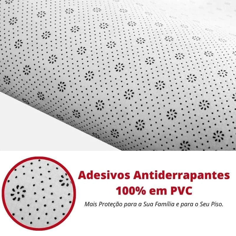 Tapete Felpudo Liso Bordô Antiderrapante para Sala e Quarto Offertaza