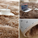 Tapete Felpudo Marrom Mescla Antiderrapante para Sala e Quarto Offertaza