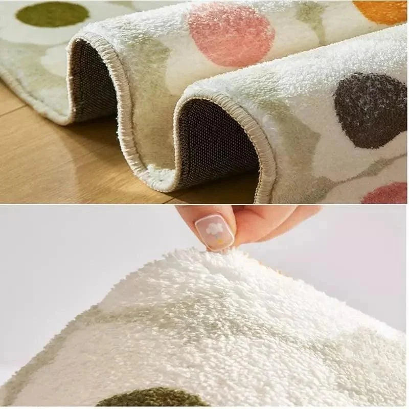 Tapete Infantil Redondo Antiderrapante para Quarto de Criança Offertaza