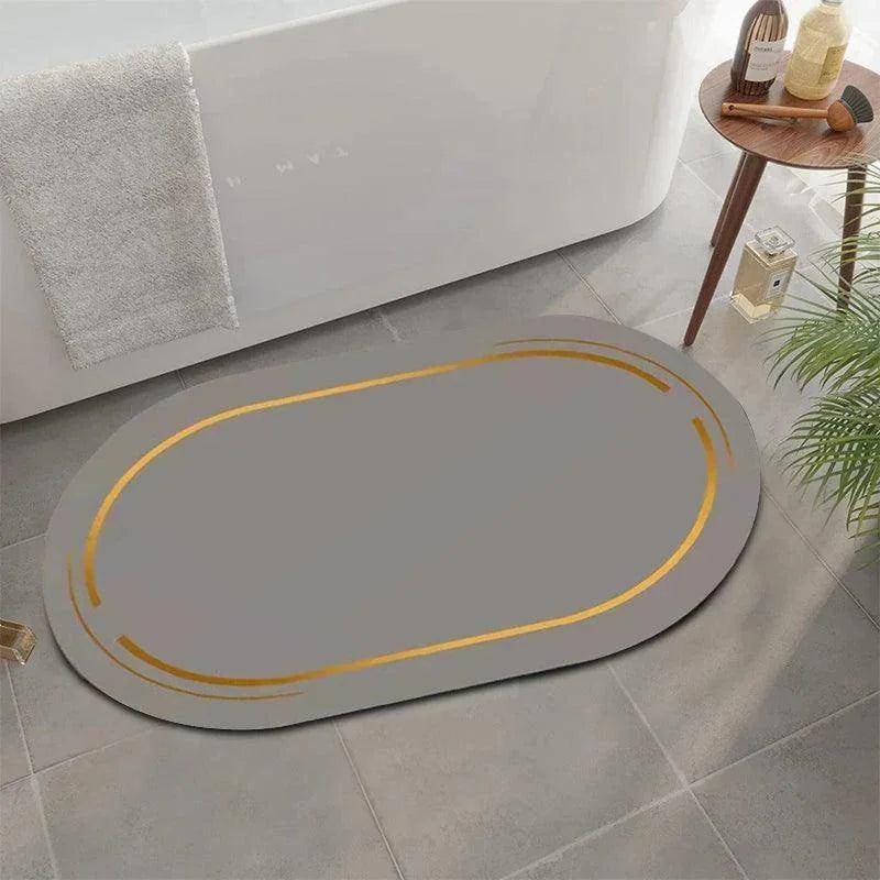 Tapete Moderno Absorvente Antiderrapante para Banheiro Offertaza