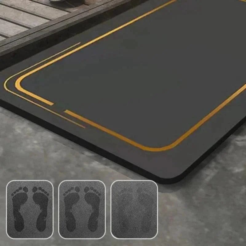 Tapete Moderno Absorvente Antiderrapante para Banheiro Offertaza