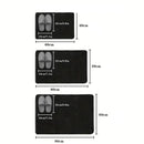 Tapete de Veludo Coral Antiderrapante Absorvente para Banho Offertaza