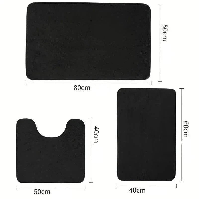 Tapete Antiderrapante de Veludo com Espuma para Banheiro Offertaza