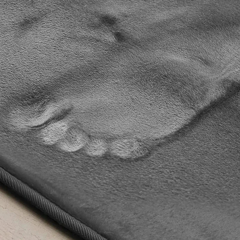 Tapete Antiderrapante de Veludo com Espuma para Banheiro Offertaza