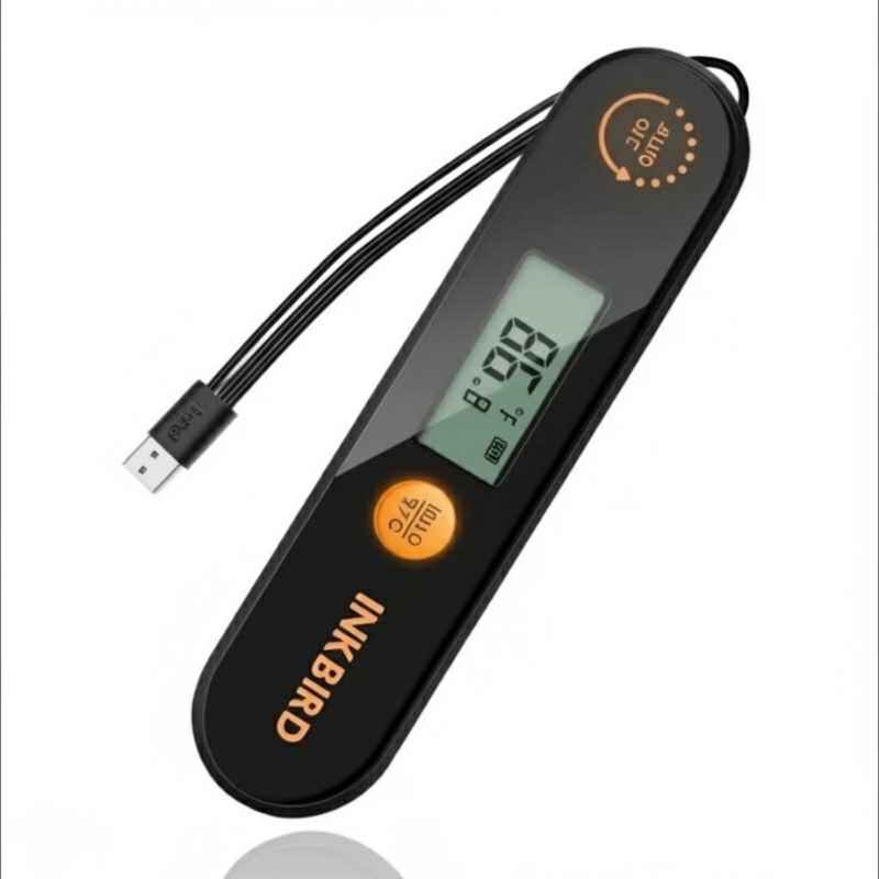 Termômetro Culinário Digital Recarregável - Precisão Pro