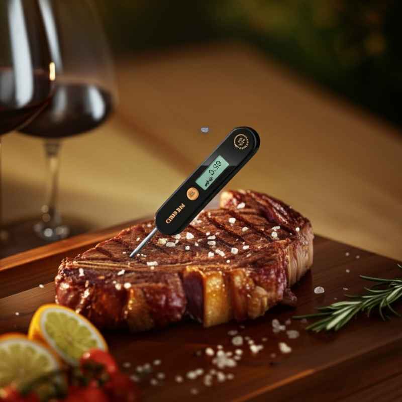 Termômetro Culinário Digital Recarregável - Precisão Pro