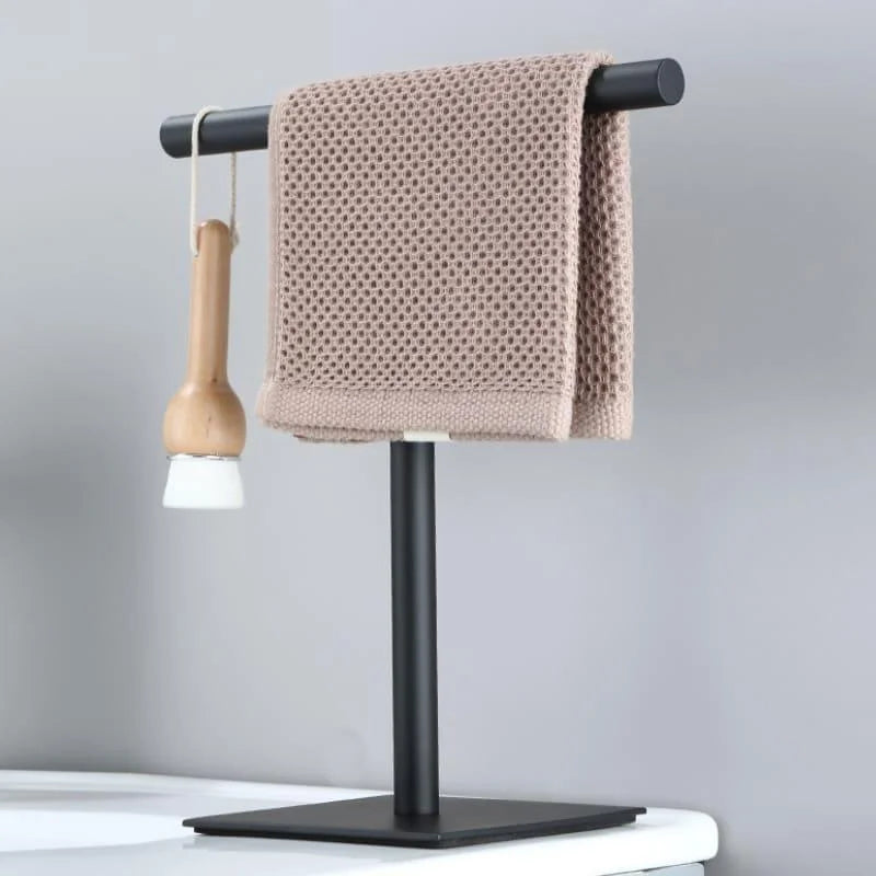 Toalheiro de Aço Inox com Base Emborrachada para Bancada Offertaza