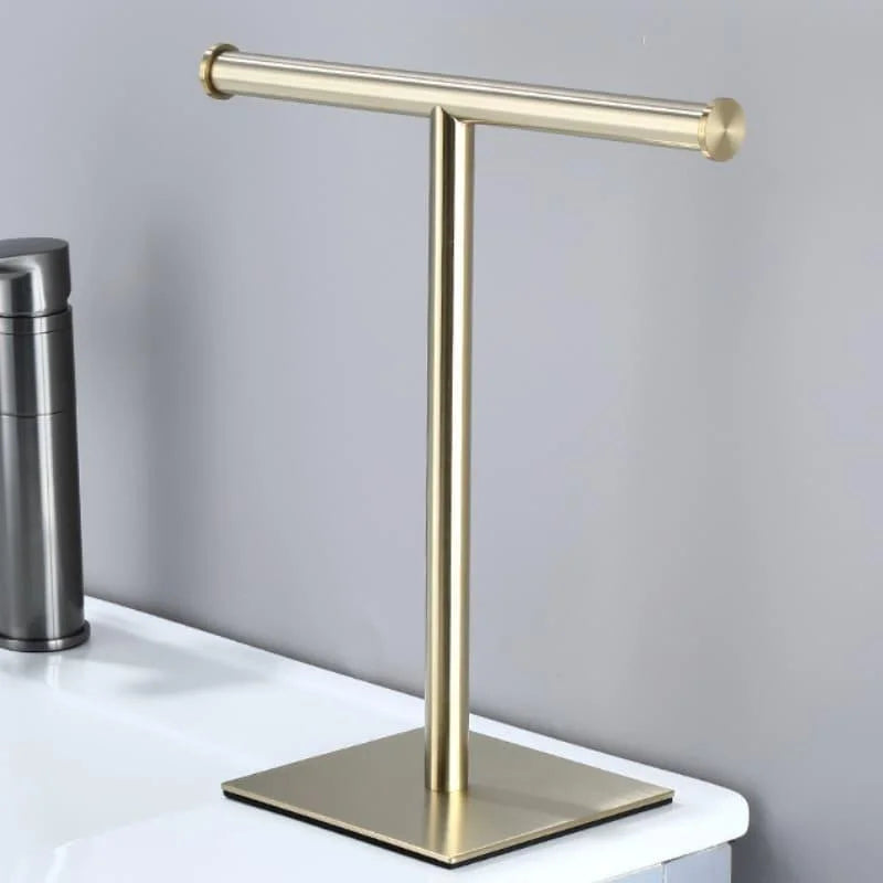 Toalheiro de Aço Inox com Base Emborrachada para Bancada Offertaza