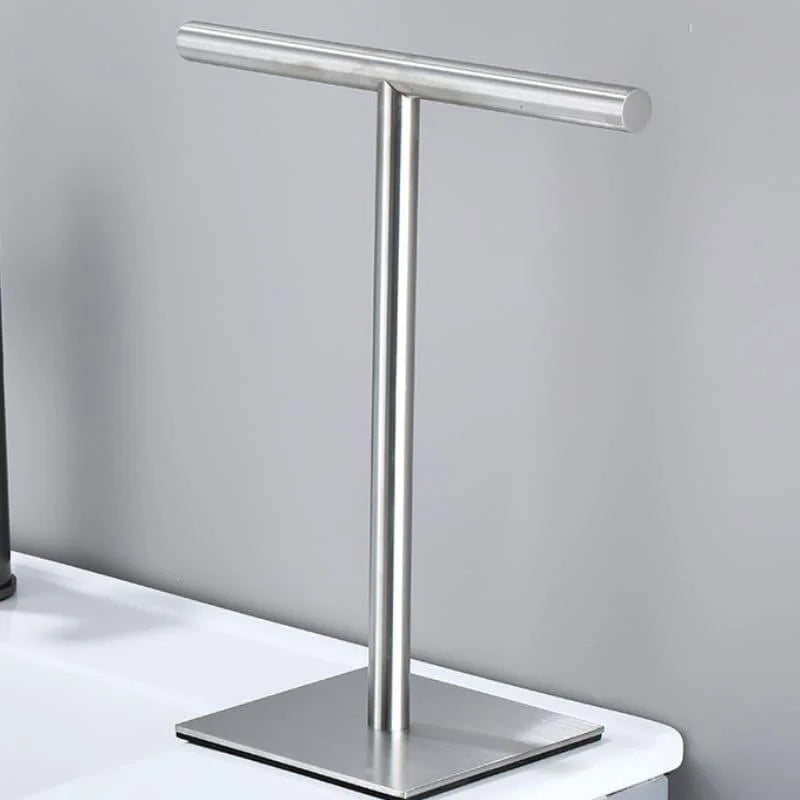 Toalheiro de Aço Inox com Base Emborrachada para Bancada Offertaza