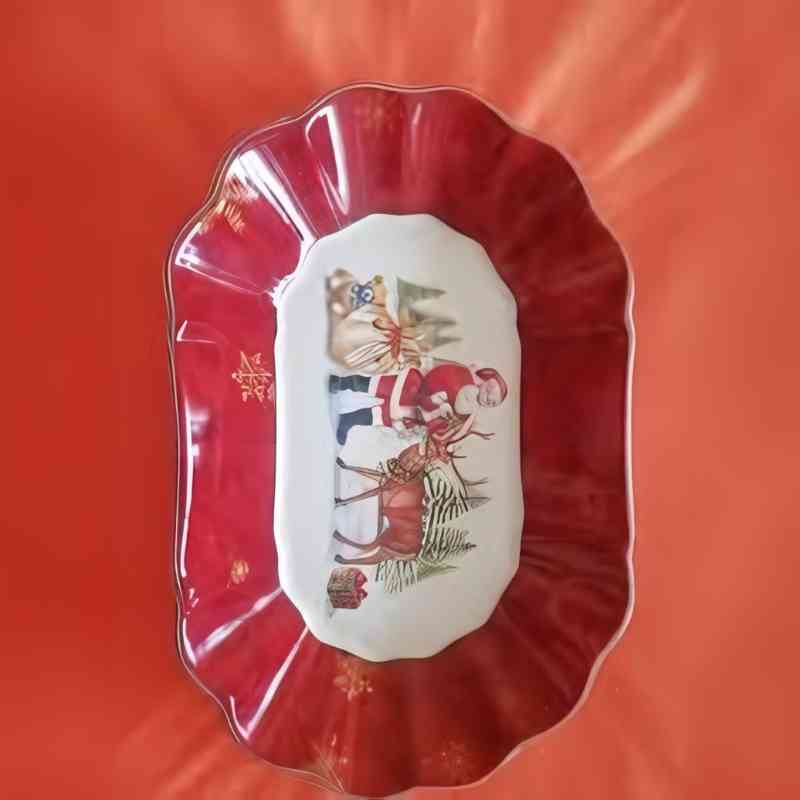 Travessa de Porcelana Natalina