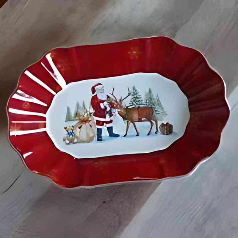 Travessa de Porcelana Natalina