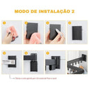 Varal Retrátil de Alumínio para Parede Suporta até 25kg Offertaza