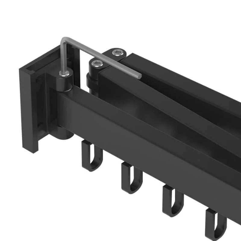 Varal Retrátil de Alumínio para Parede Suporta até 25kg Offertaza